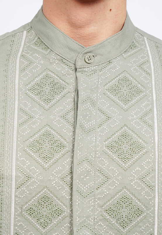 Embroidered Long Sleeve Koko Shirt