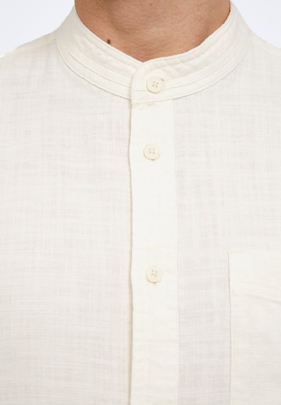 Linen Blend Long Sleeve Koko Shirt