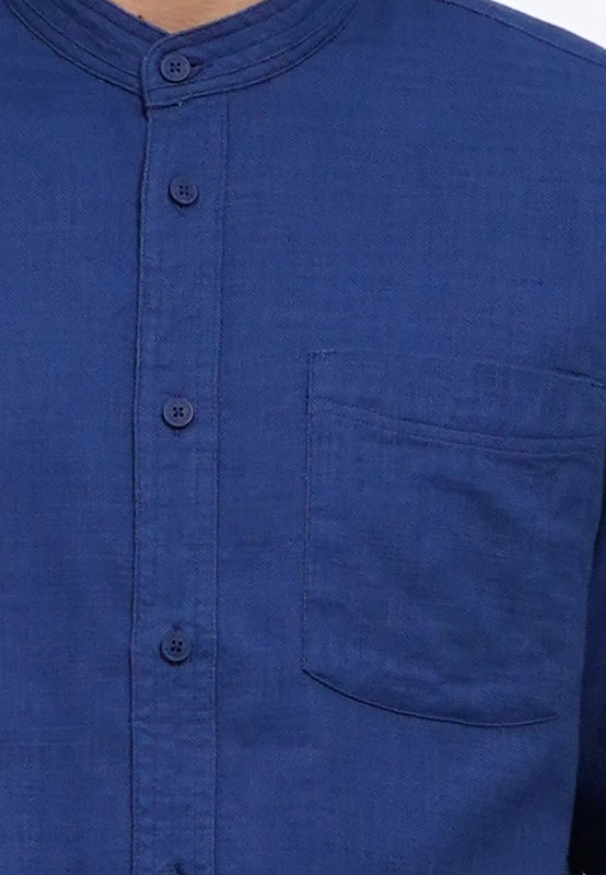 Linen Blend Long Sleeve Koko Shirt