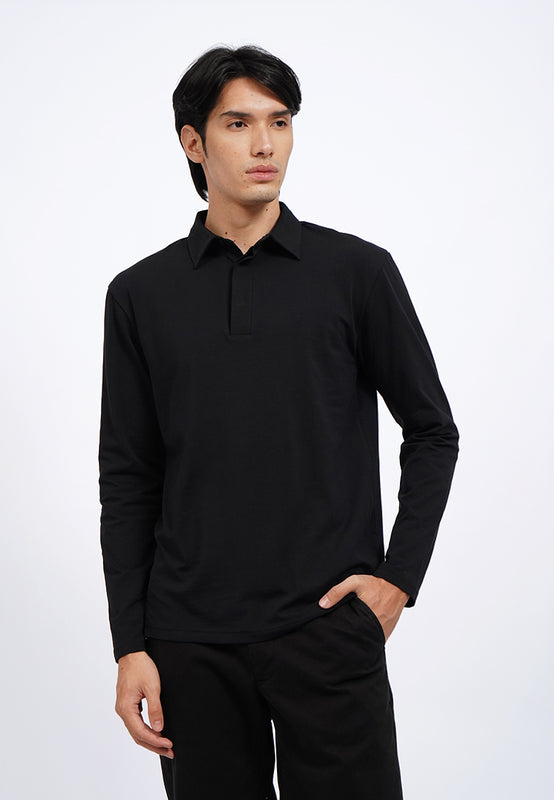 Regular Fit Long Sleeve Polo Shirt