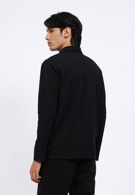 Regular Fit Long Sleeve Polo Shirt
