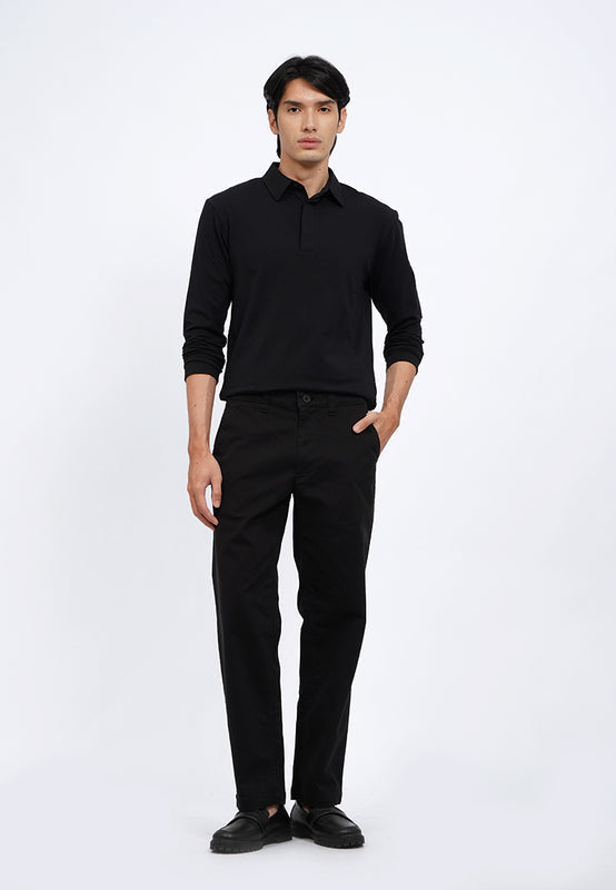 Regular Fit Long Sleeve Polo Shirt