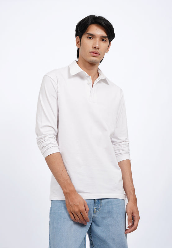 Regular Fit Long Sleeve Polo Shirt