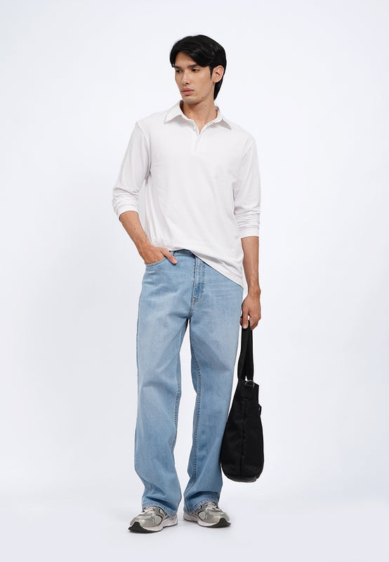 Regular Fit Long Sleeve Polo Shirt