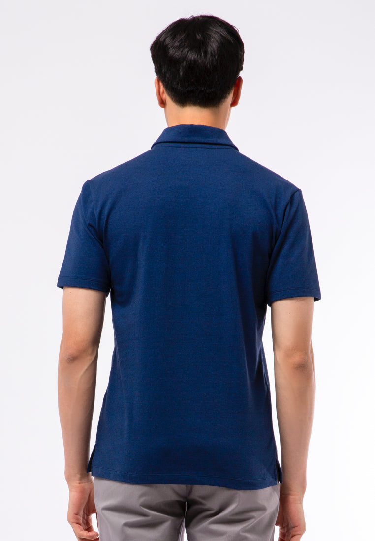 Polo Shirt With Zipper Details