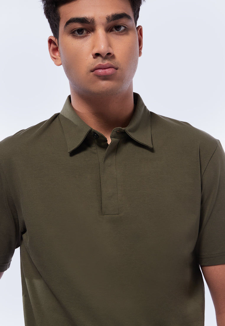 Slim Fit Short Sleeve Polo Shirt
