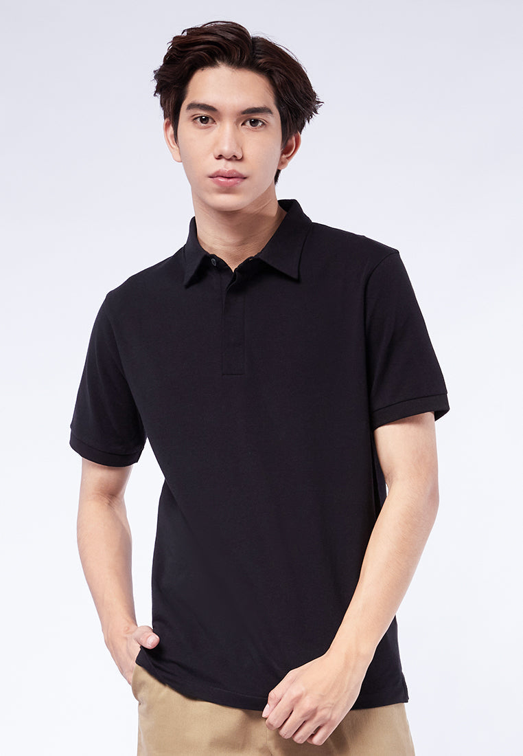 Polo Shirt with Hidden Placket