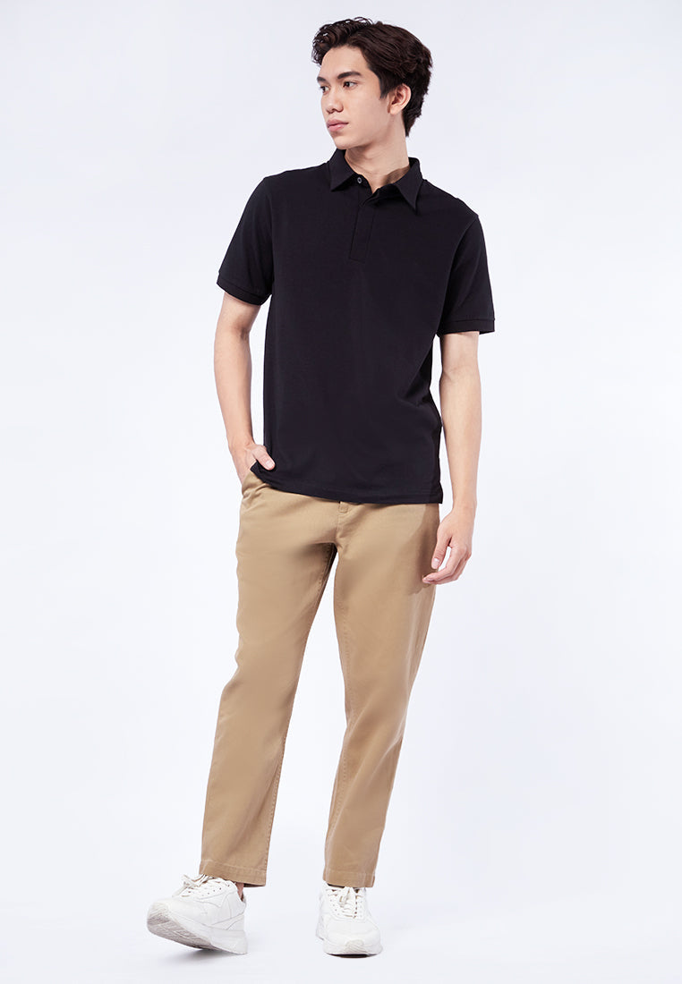 Polo Shirt with Hidden Placket
