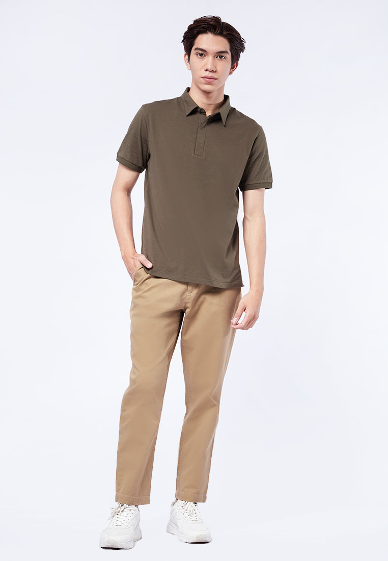 Polo Shirt with Hidden Placket