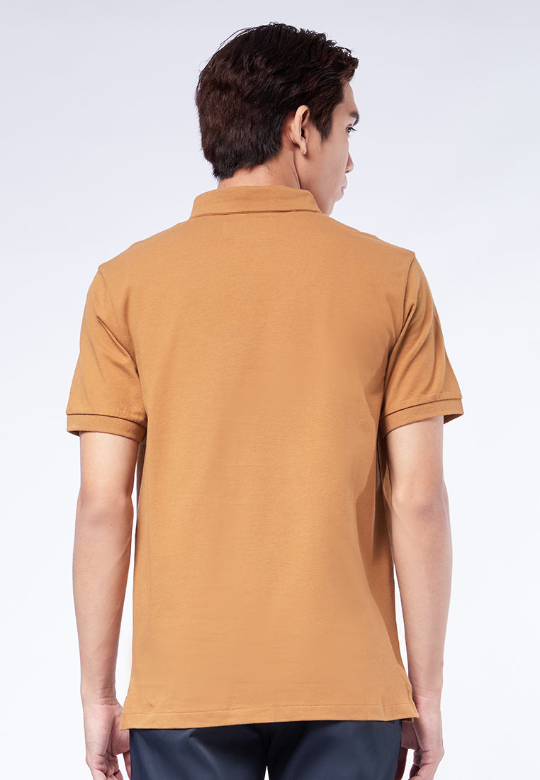 Polo Shirt with Hidden Placket