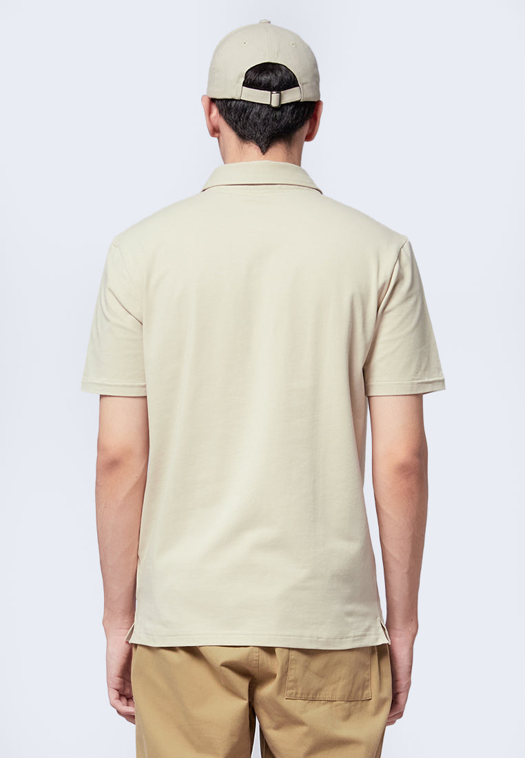 Polo Shirt with Hidden Placket