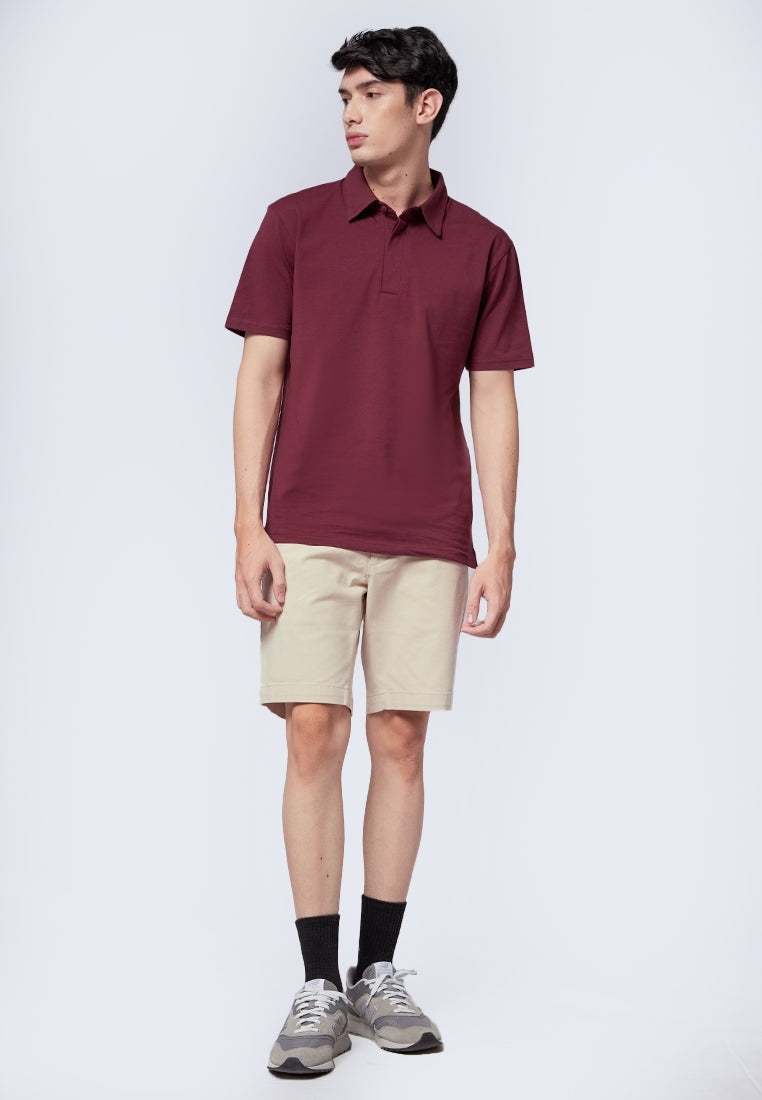 Polo Shirt with Hidden Placket