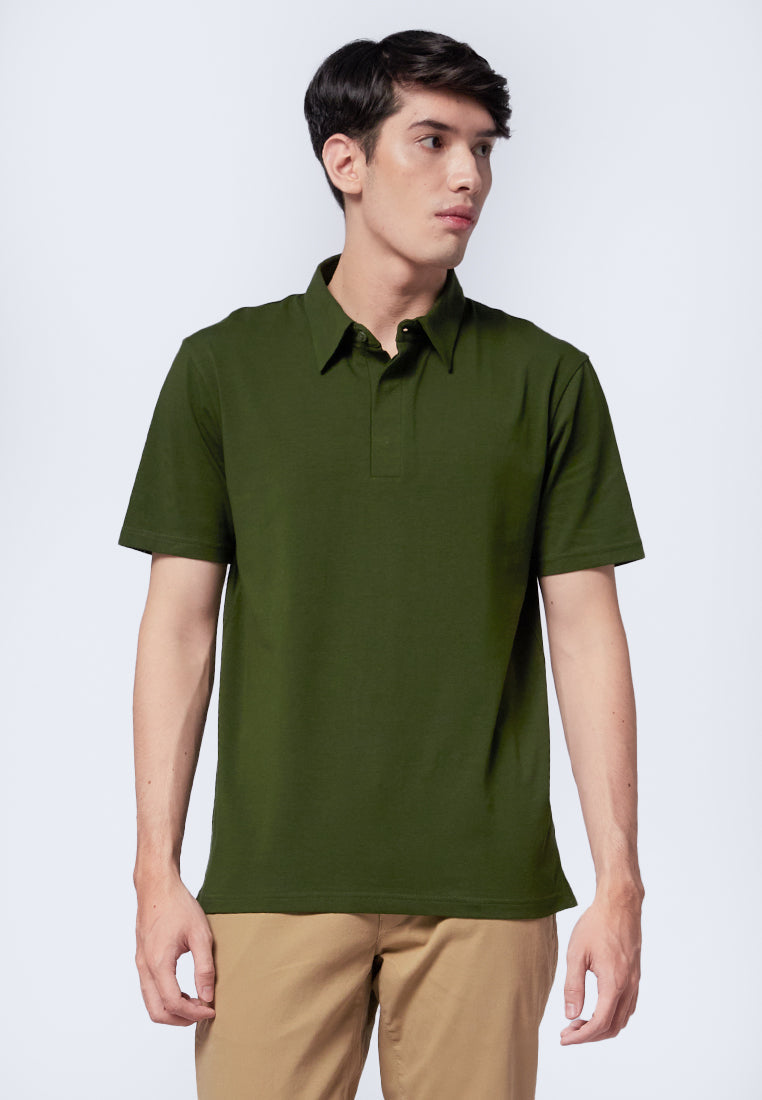 Polo Shirt with Hidden Placket