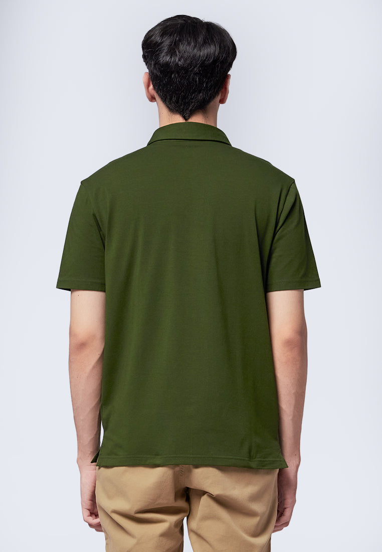 Polo Shirt with Hidden Placket