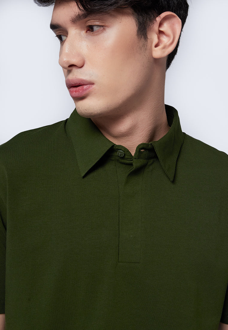 Polo Shirt with Hidden Placket