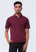Short Sleeve Zip Polo Shirt