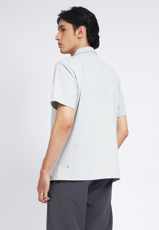 Quick Dry Buttoned Polo Shirt
