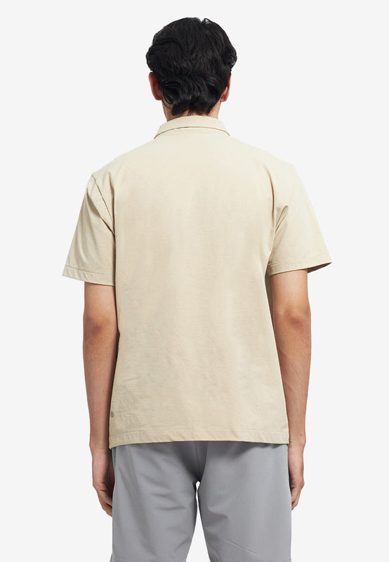 Quick Dry Buttoned Polo Shirt