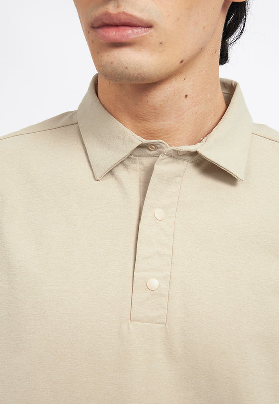 Quick Dry Buttoned Polo Shirt