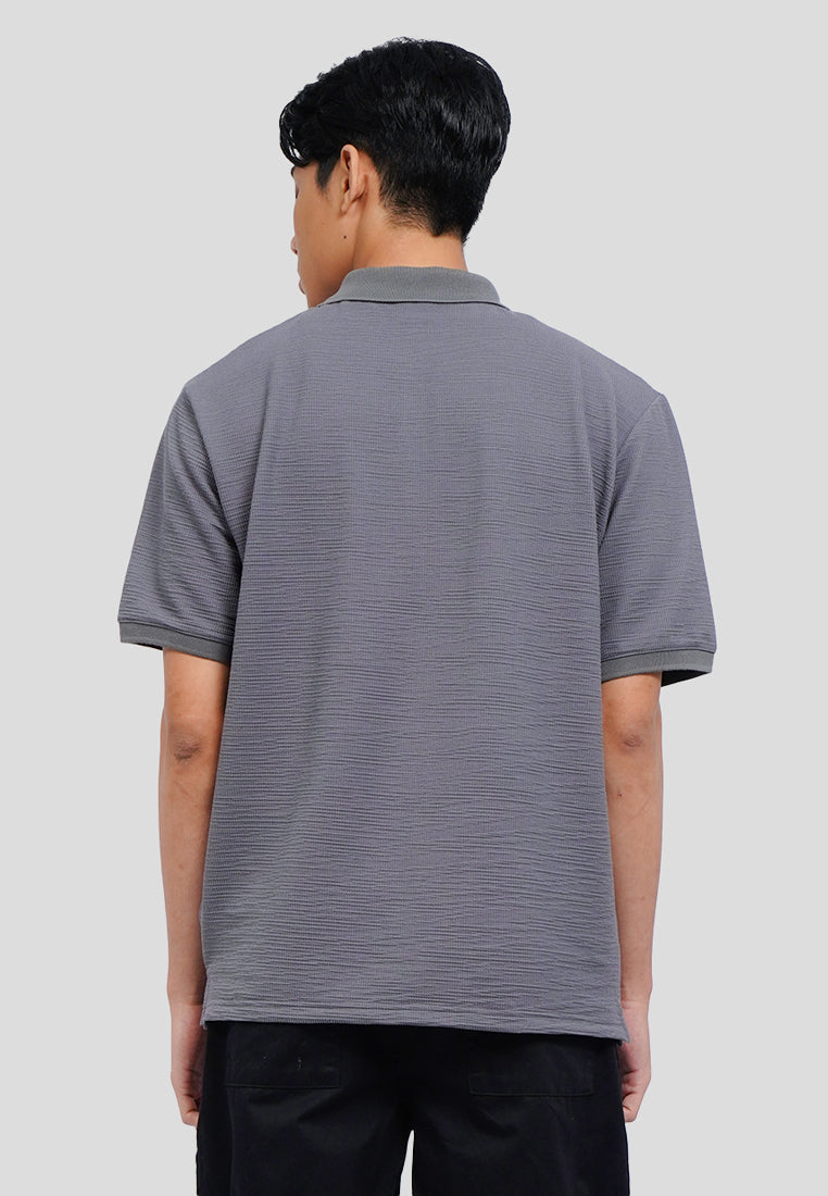 Buttoned Short Sleeve Polo Shirt