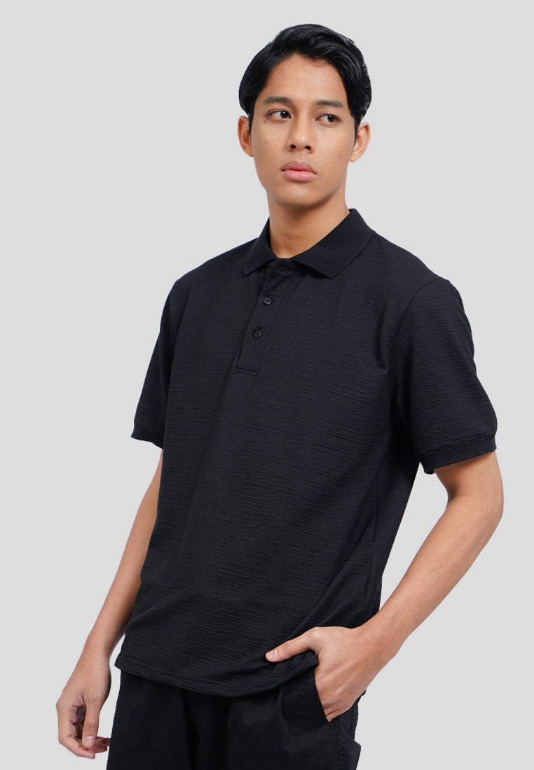 Buttoned Short Sleeve Polo Shirt