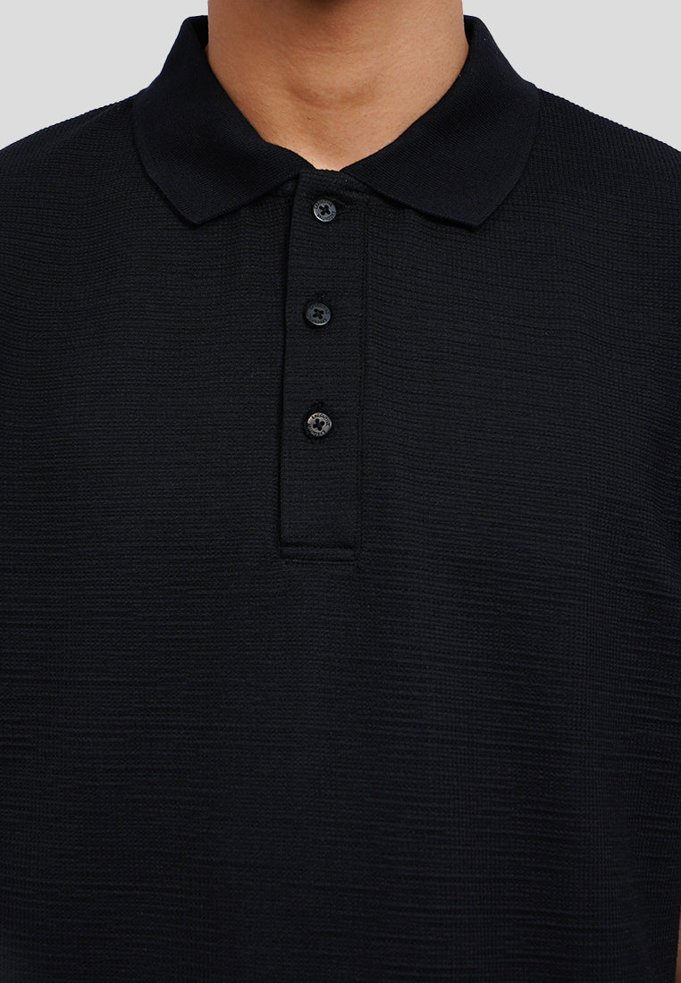 Buttoned Short Sleeve Polo Shirt