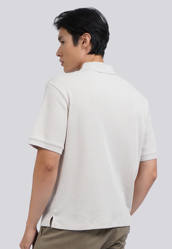 Short Sleeve Buttoned Polo Shirt