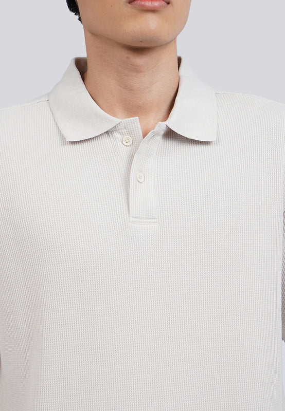 Short Sleeve Buttoned Polo Shirt