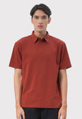 Regular Fit Short Sleeve Polo Shirt Rust