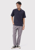 Short Sleeve Textured Polo Shirt