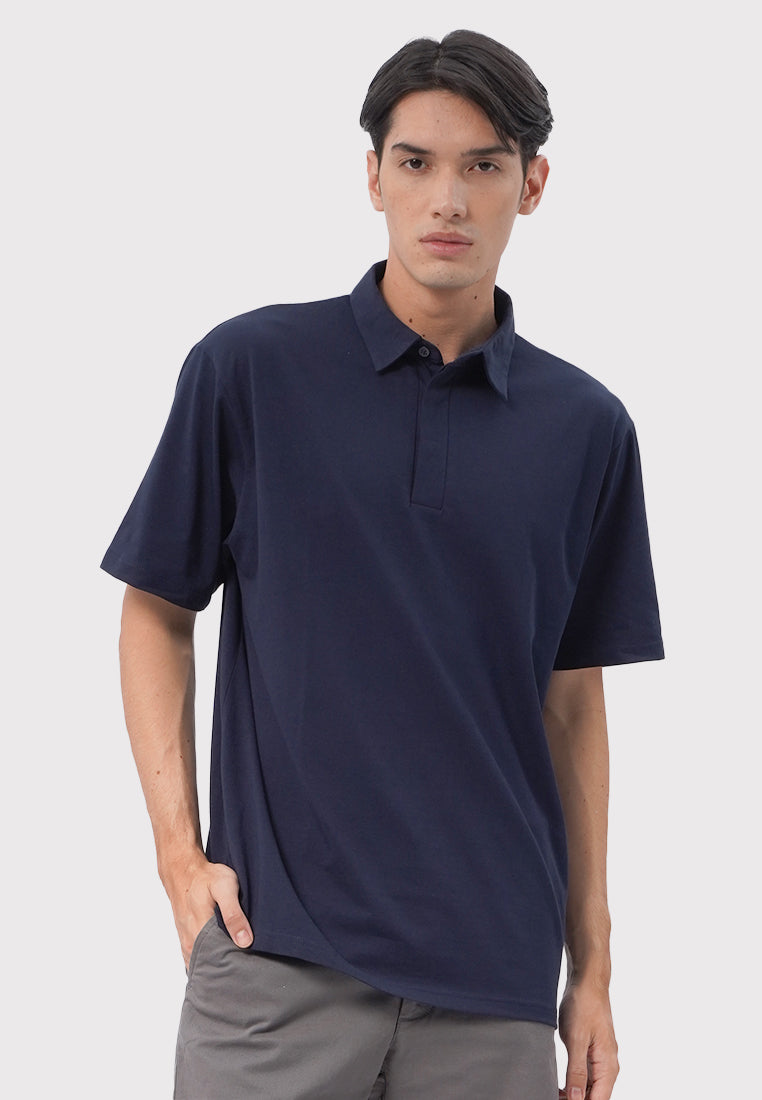 Regular Fit Short Sleeve Polo Shirt Navy