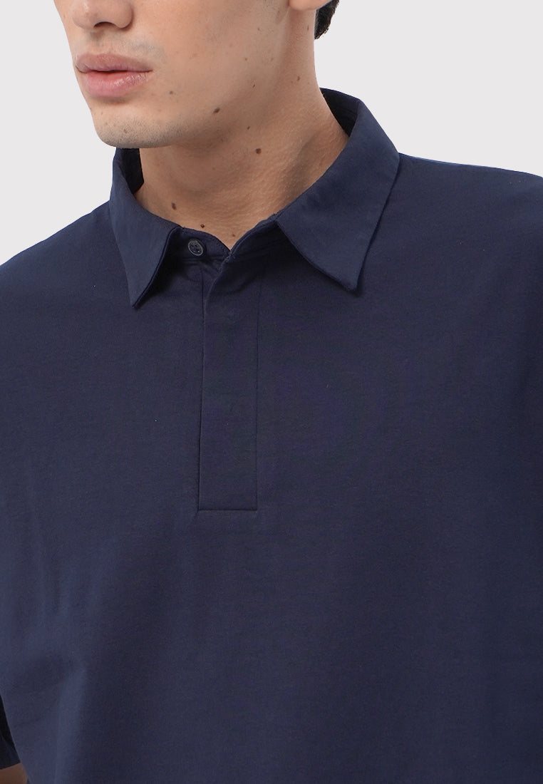 Regular Fit Short Sleeve Polo Shirt Navy