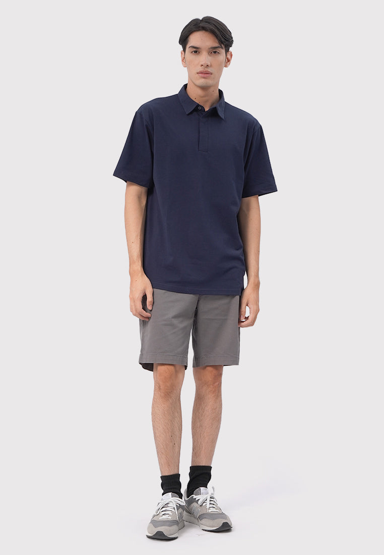 Regular Fit Short Sleeve Polo Shirt Navy
