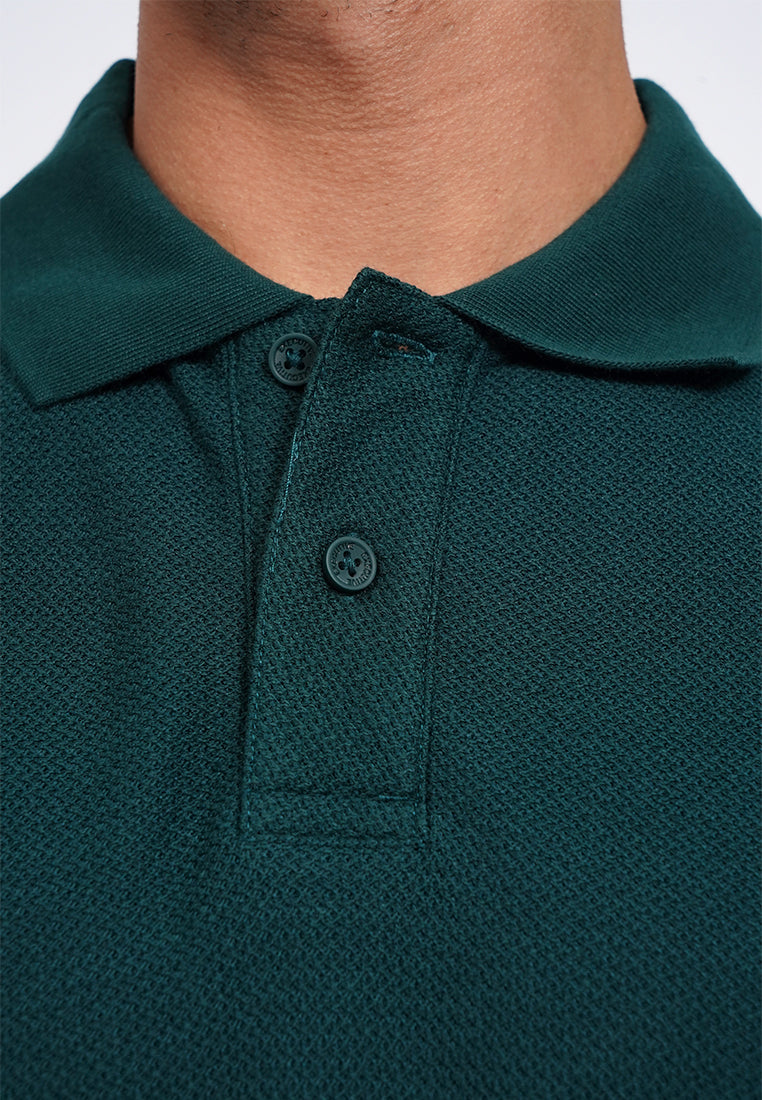 Button Up Short Sleeve Polo Shirt
