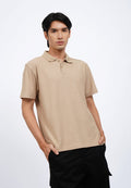Buttoned Short Sleeve Polo Shirt
