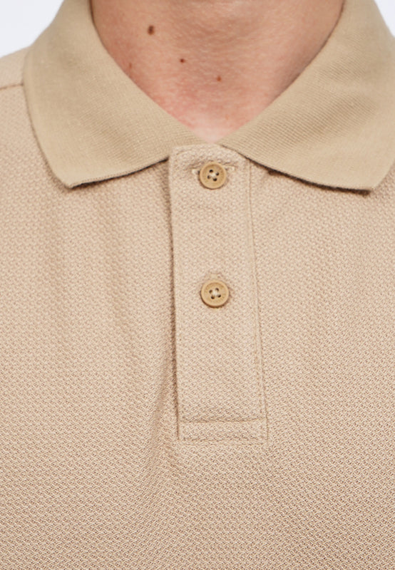 Buttoned Short Sleeve Polo Shirt