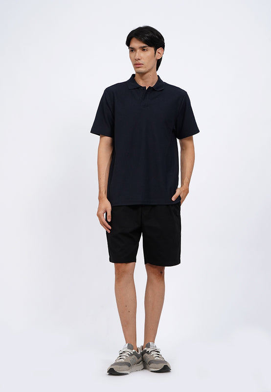Buttoned Short Sleeve Polo Shirt