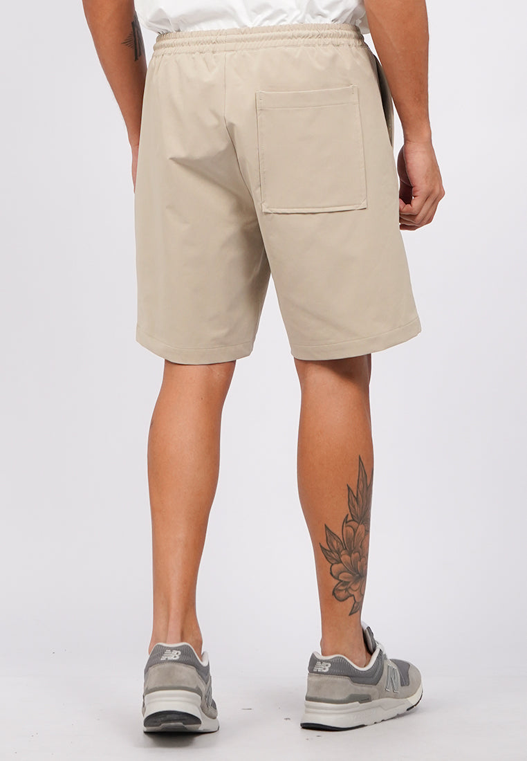 Slim Fit Drawstring Short Pants