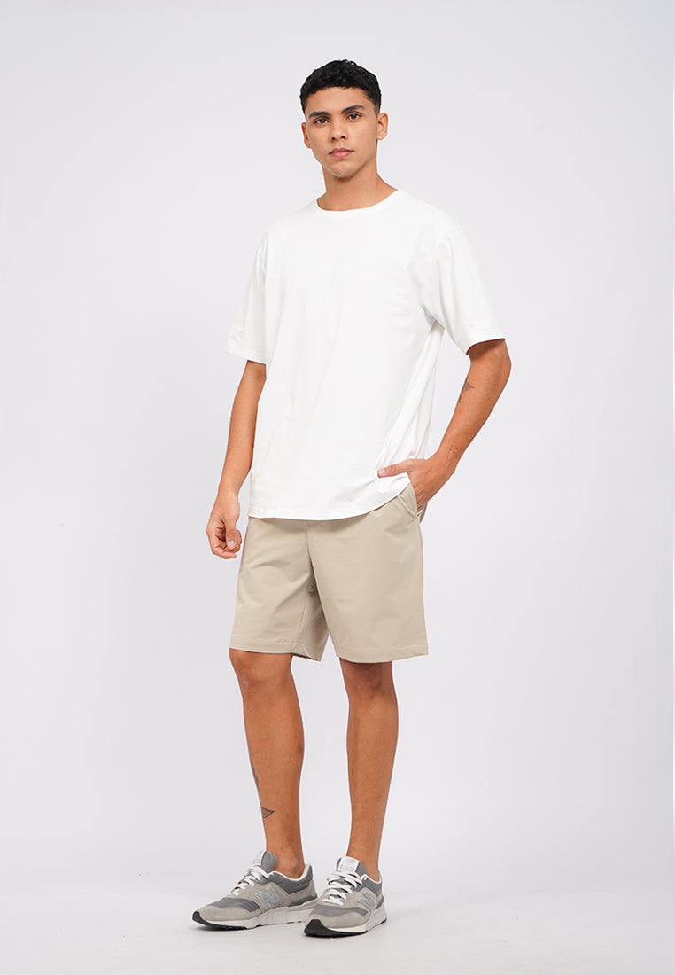 Slim Fit Drawstring Short Pants
