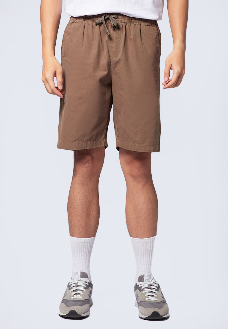 Slim Fit Drawstring Short Pants