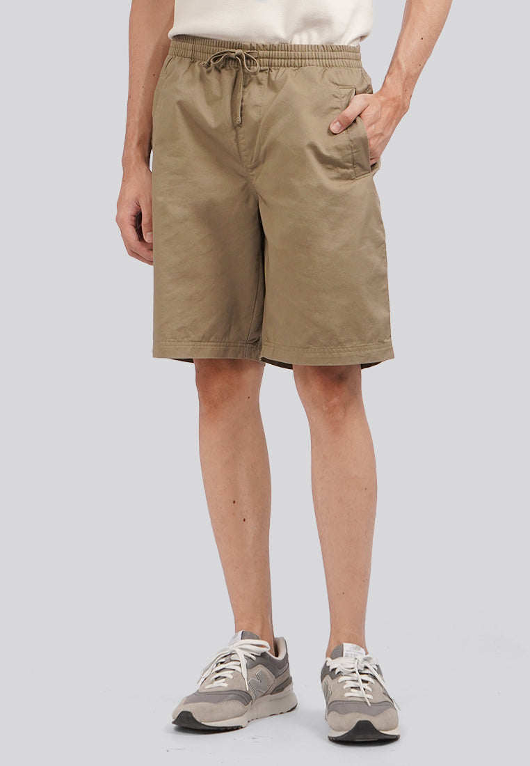 Drawstring Short Pants Green
