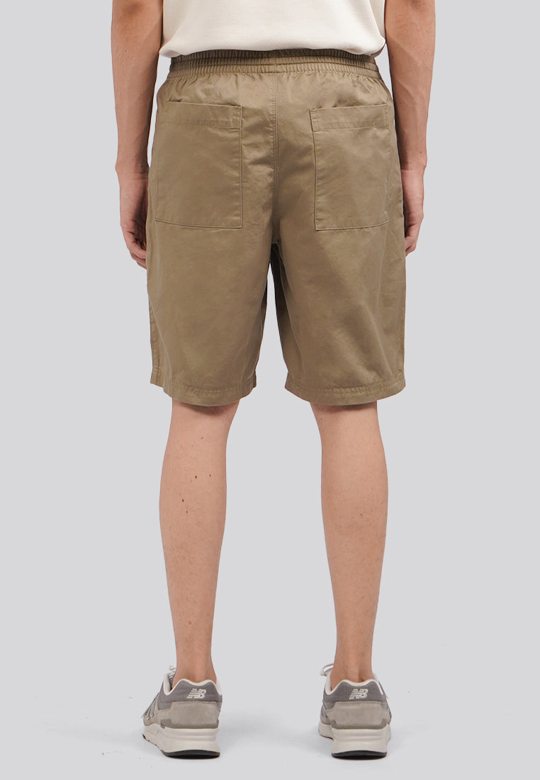 Drawstring Short Pants Green