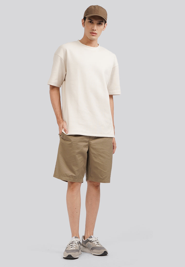 Drawstring Short Pants Green