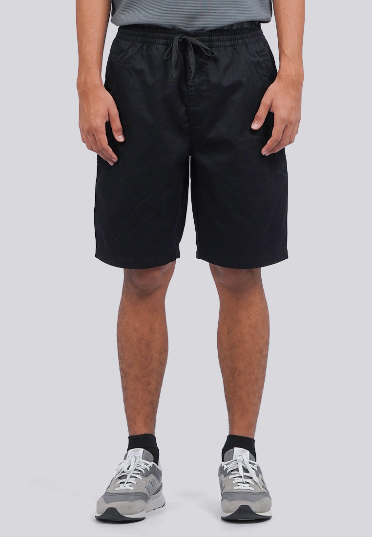 Drawstring Short Pants Black