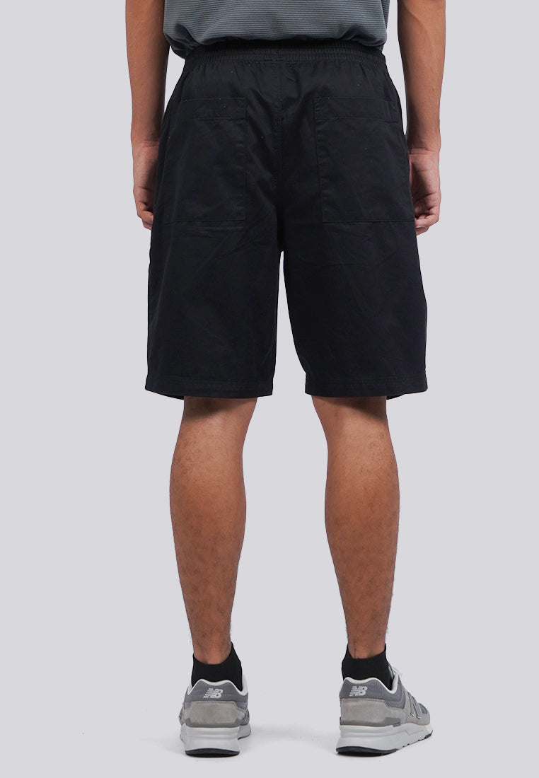 Drawstring Short Pants Black