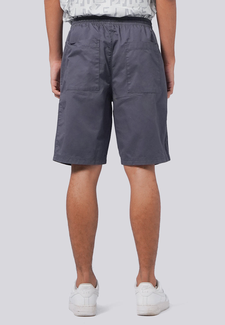 Slim Fit Drawstring Short Pants