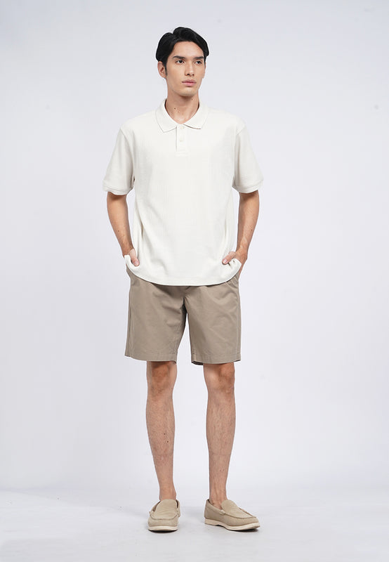 Slim Fit Drawstring Short