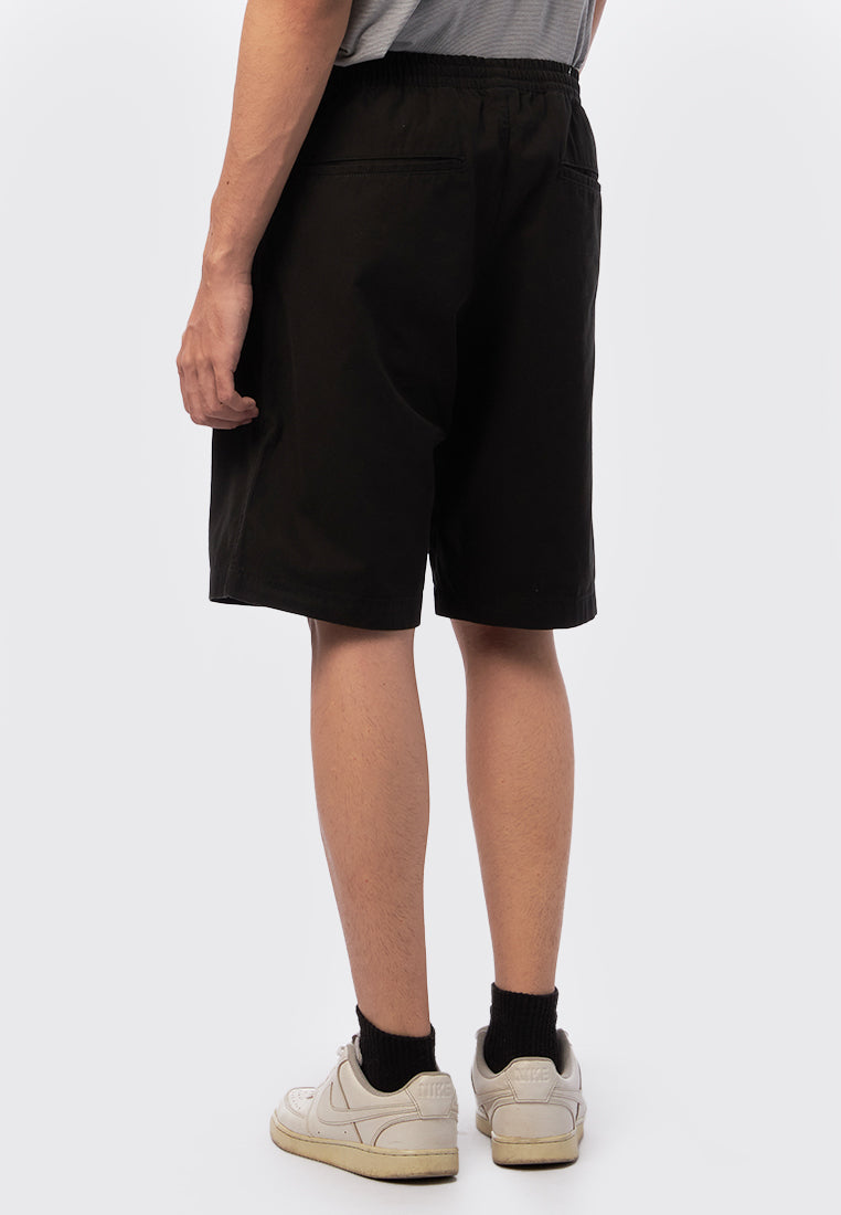 Slim Fit Short Pants with Drawstring