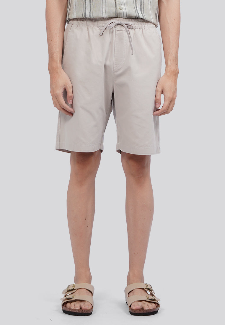 Elastic Waist Short Pants