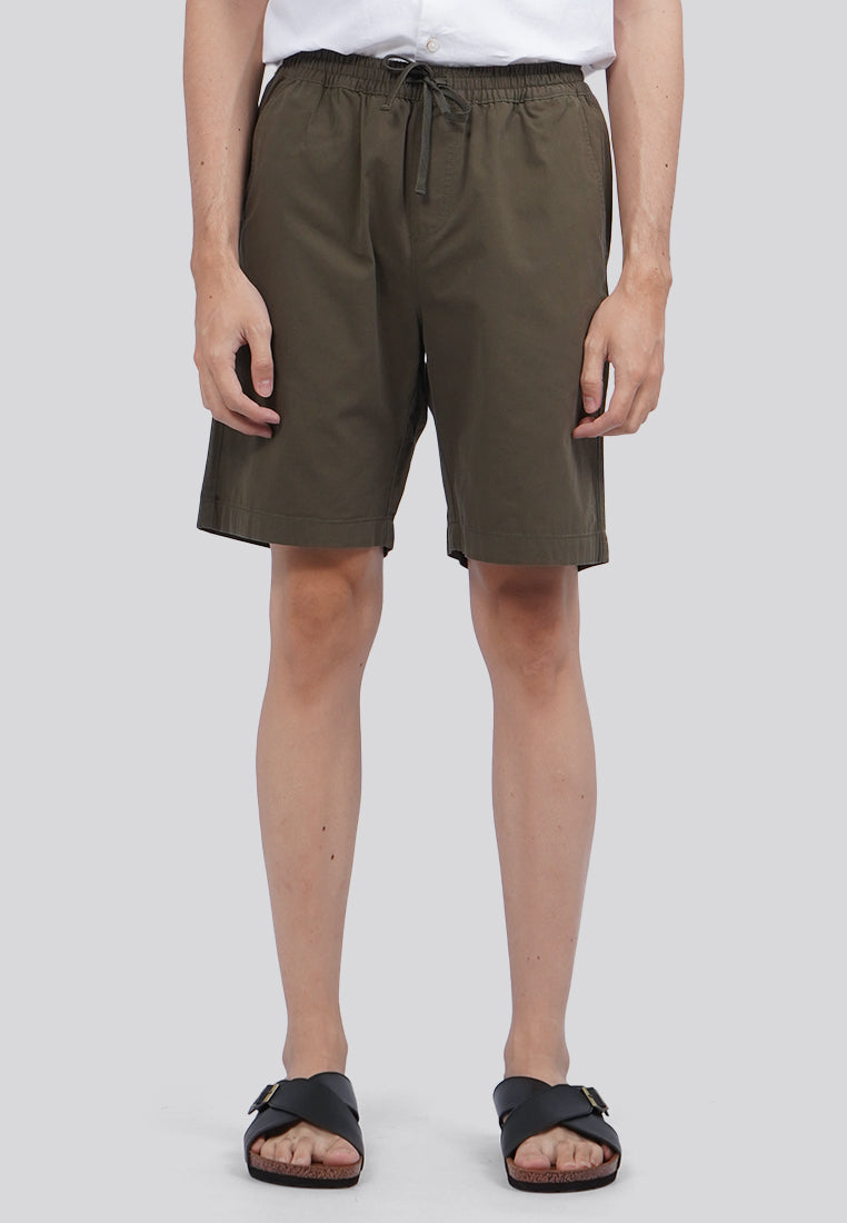 Elastic Waist Short Pants